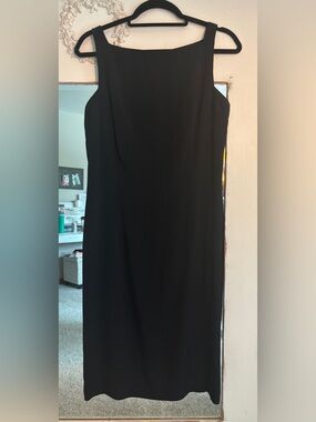 J. Jill Black Midi Sheath Dress - size 8